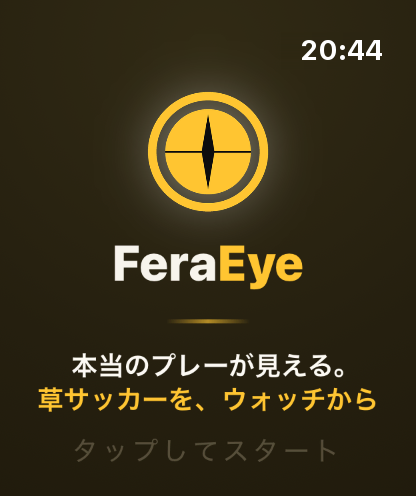 ステップ 1: 試合の前に、ウォッチでFeraEyeを開きます。
