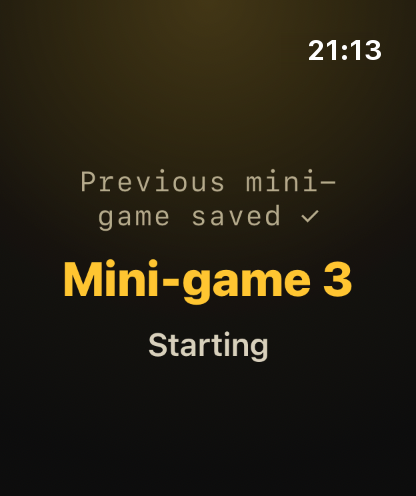 Step 8: Tap “Yes” and play the next mini-game.
