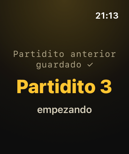 Paso 8: Toca «Sí» y juega el siguiente partidito.