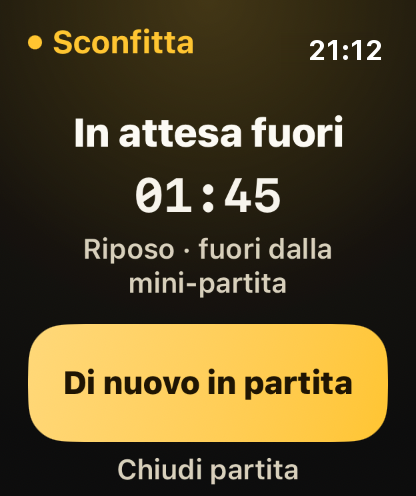 Passo 5: In attesa fuori: questo tempo resta fuori dal conteggio.