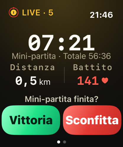 Passo 9: La partita continua, mini-partita dopo mini-partita.