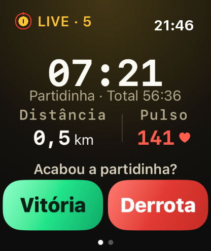 Passo 9: O jogo segue, partidinha após partidinha.