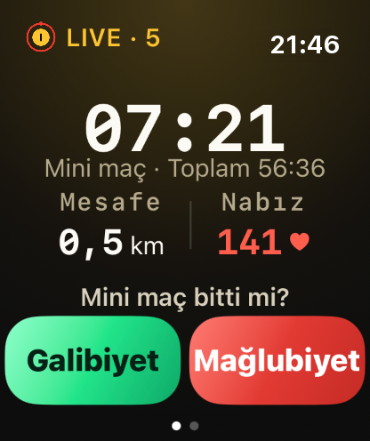 Adım 9: Maç sürüyor, mini maç üstüne mini maç.