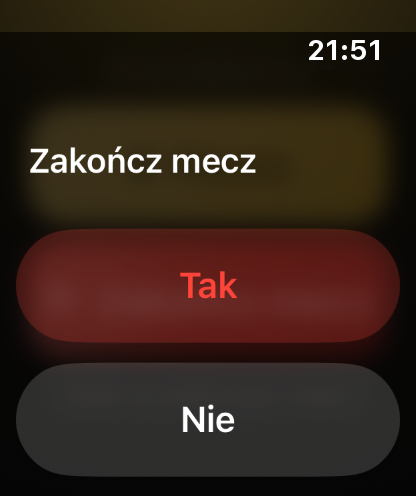 Krok 10: Koniec? Dotknij „Zakończ mecz”.